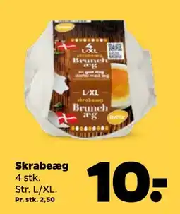 Netto Skrabeæg, DKK 10 tilbud