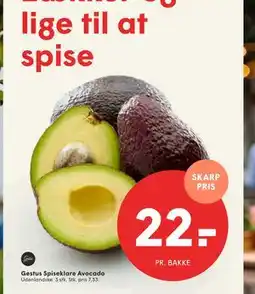 SPAR Gestus Spiseklare Avocado, DKK 22 tilbud