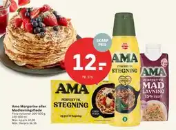 SPAR Ama Margarine eller Madlavningsfløde, DKK 12 tilbud