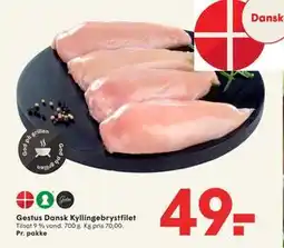 SPAR Gestus Dansk Kyllingebrystfilet, DKK 49 tilbud