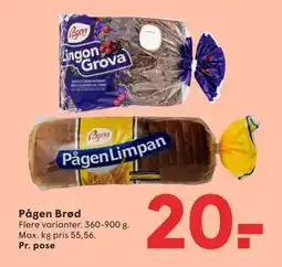 SPAR Pågen Brød, DKK 20 tilbud