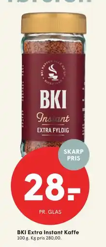 SPAR BKI Extra Instant Kaffe, DKK 28 tilbud