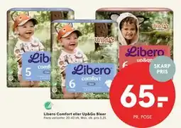 SPAR Libero Comfort eller Up&Go Bleer, DKK 65 tilbud
