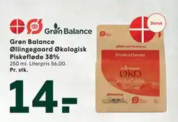 SPAR Grøn Balance Øllingegaard Økologisk Piskefløde 38%, DKK 14 tilbud