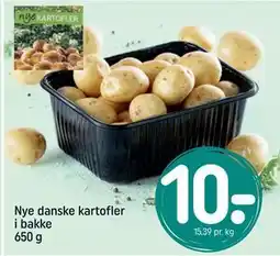 REMA 1000 Nye danske kartofler i bakke 650 g, DKK 10 tilbud