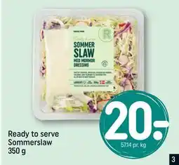 REMA 1000 Ready to serve Sommerslaw 350 g, DKK 20 tilbud