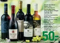 REMA 1000 Chemin des Papes Côtes du Rhône Villages Frankrig, 75 cl, DKK 50 tilbud