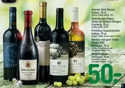 REMA 1000 Mentor white Portugal, 75 cl, DKK 50 tilbud