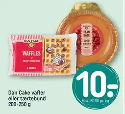 REMA 1000 Dan Cake vafler eller tærtebund 200-250 g, DKK 10 tilbud