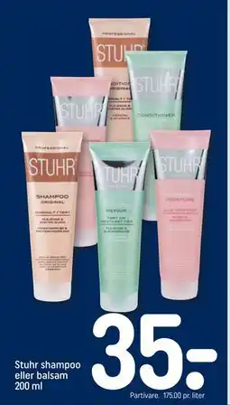 REMA 1000 Stuhr shampoo eller balsam 200 ml, DKK 35 tilbud