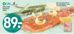 REMA 1000 REMA 1000 laksefilet 600 g, DKK 89 tilbud