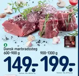 REMA 1000 Dansk mørbradssteg 600-900 g 900 -1300 g tilbud