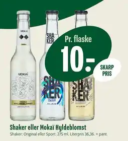 Min Købmand Shaker eller Mokaï Hyldeblomst, DKK 10 tilbud