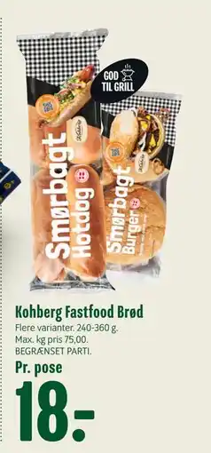 Min Købmand Kohberg Fastfood Brød, DKK 18 tilbud