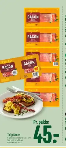 Min Købmand Tulip Bacon, DKK 45 tilbud