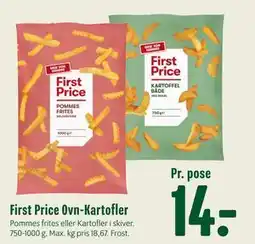 Min Købmand First Price Ovn-Kartofler, DKK 14 tilbud