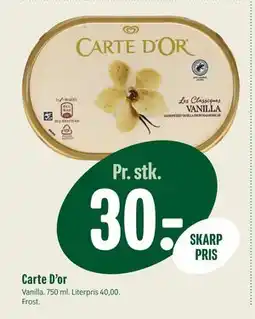 Min Købmand Carte D’or, DKK 30 tilbud