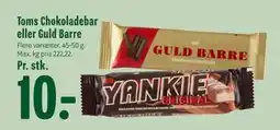 Min Købmand Toms Chokoladebar eller Guld Barre, DKK 10 tilbud