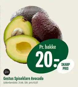 Min Købmand Gestus Spiseklare Avocado, DKK 20 tilbud