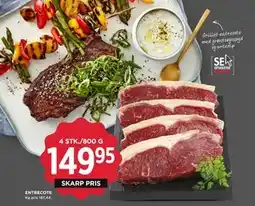 MENY ENTRECOTE, DKK 149.95 tilbud