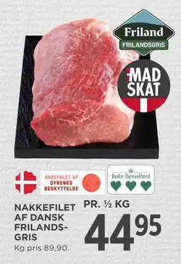 MENY NAKKEFILET AF DANSK FRILANDSGRIS, DKK 44.95 tilbud