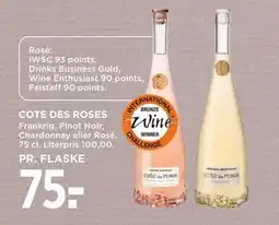 MENY COTE DES ROSES, DKK 75 tilbud