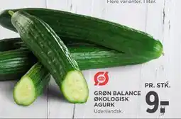 MENY GRØN BALANCE ØKOLOGISK AGURK, DKK 9 tilbud
