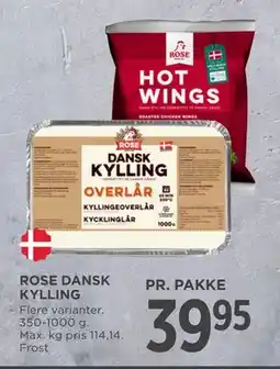 MENY ROSE DANSK KYLLING, DKK 39.95 tilbud