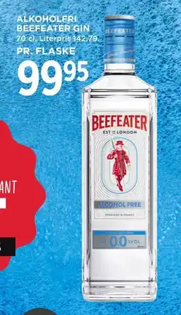 MENY ALKOHOLFRI BEEFEATER GIN, DKK 99.95 tilbud