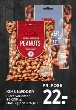 MENY KIMS NØDDER, DKK 22 tilbud