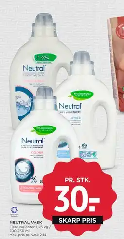 MENY NEUTRAL VASK, DKK 30 tilbud