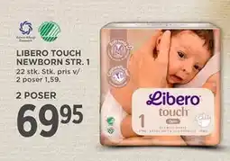 MENY LIBERO TOUCH NEWBORN STR. 1, DKK 69.95 tilbud