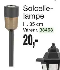 Harald Nyborg Solcellelampe, DKK 20 tilbud