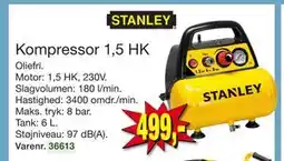 Harald Nyborg Kompressor 1,5 HK, DKK 499 tilbud