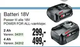 Harald Nyborg Batteri 18V tilbud