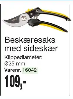 Harald Nyborg Beskæresaks med sideskær, DKK 109 tilbud