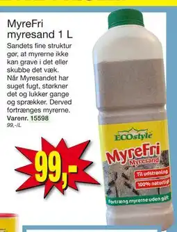 Harald Nyborg MyreFri myresand 1 L, DKK 99 tilbud
