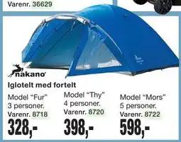Harald Nyborg Iglotelt med fortelt tilbud
