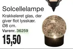 Harald Nyborg Solcellelampe, DKK 15.5 tilbud