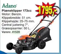 Harald Nyborg Plæneklipper 173cc, DKK 1795 tilbud
