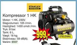 Harald Nyborg Kompressor 1 HK, DKK 999 tilbud