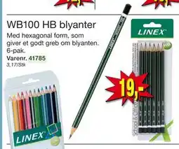 Harald Nyborg WB100 HB blyanter, DKK 19 tilbud