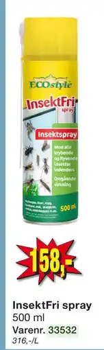 Harald Nyborg InsektFri spray, DKK 158 tilbud