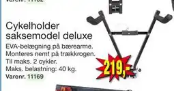 Harald Nyborg Cykelholder saksemodel deluxe, DKK 219 tilbud