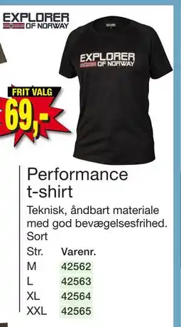 Harald Nyborg Performance t-shirt, DKK 69 tilbud
