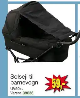 Harald Nyborg Solsejl til barnevogn, DKK 59 tilbud