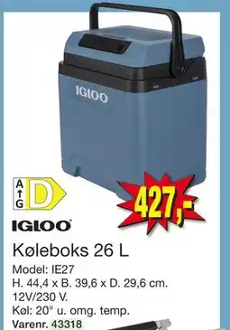 Harald Nyborg Køleboks 26 L, DKK 427 tilbud