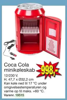 Harald Nyborg Coca Cola minikøleskab, DKK 998 tilbud