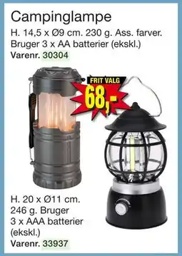 Harald Nyborg Campinglampe, DKK 68 tilbud
