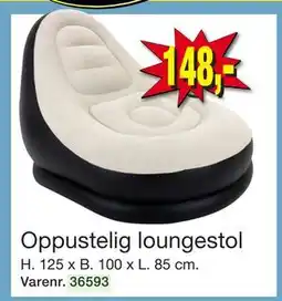 Harald Nyborg Oppustelig loungestol, DKK 148 tilbud